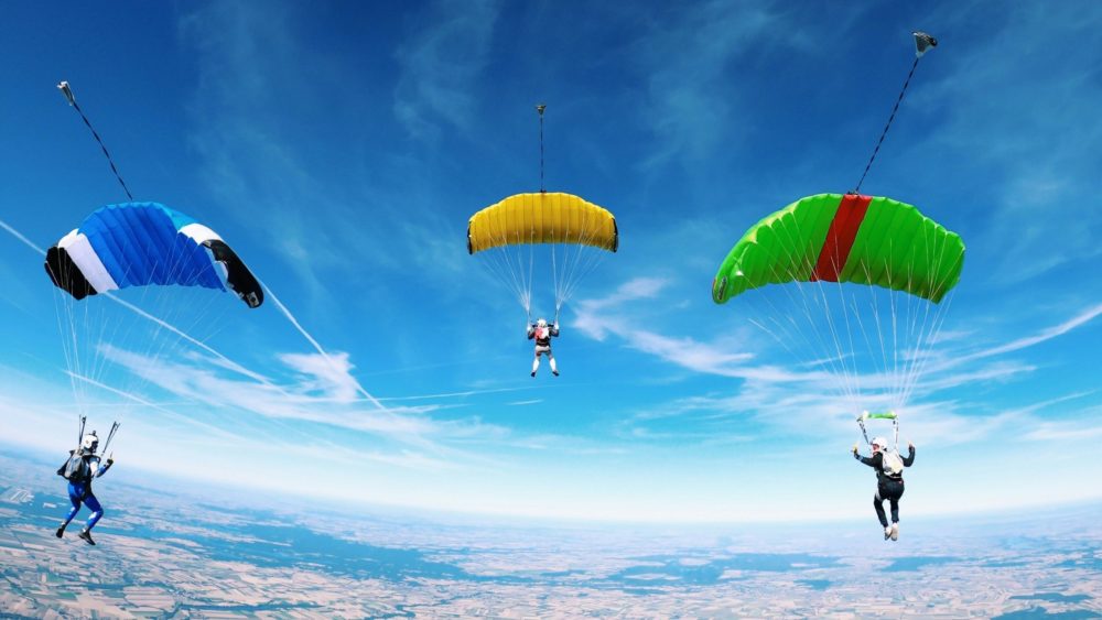sky divers