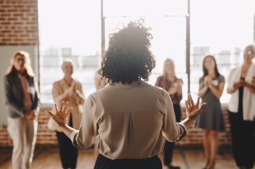 Women in a support group