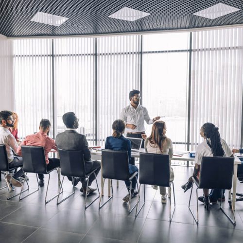 large meeting