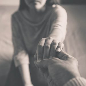 supporting hand